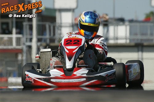 Jamie Smets supersnel, maar veel pech